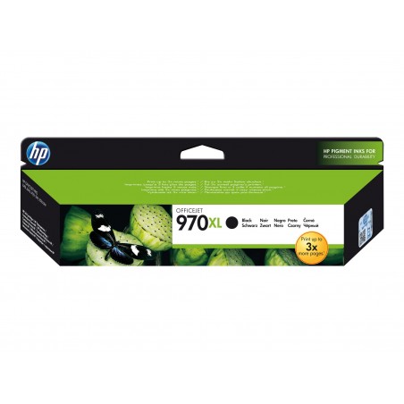 HP 970XL - à rendement élevé - noire - originale - cartouche d'encre HP 970XL - à rendement élevé - noire - originale - cartouche d'encre