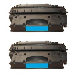 Toner équivalent à HP 05A Pack de 2 Noir