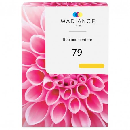 Cartouche d'encre équivalent à Epson Yellow 79 Capacité standard Jaune