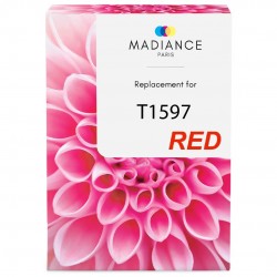 Cartouche d'encre équivalent à Epson Red T1597 Capacité standard Rouge