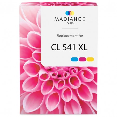 Cartouche d'encre équivalent à Canon CL 541 XL Color Haute capacité Cyan, magenta, jaune Cartouche d'encre équivalent à Canon CL 541 XL Color Haute capacité Cyan, magenta, jaune