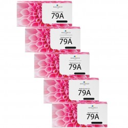 Toner équivalent à HP 79A Pack de 5 Noir