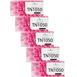 Toner équivalent à Brother TN-1050_5 Pack de 5 Noir