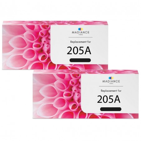 Toner équivalent à HP 205A Pack de 2 Noir Toner équivalent à HP 205A Pack de 2 Noir