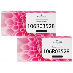 Toner équivalent à Xerox 106R03528 Pack de 2 Noir