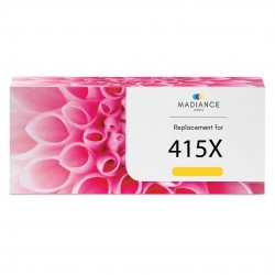 cartouche 415X Jaune - Avec puce