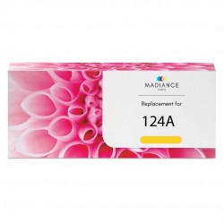 Cartouche compatible HP 124A Jaune