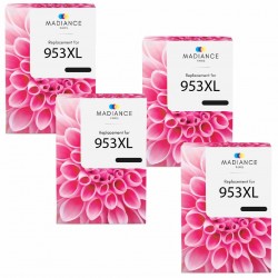 Pack de 4 HP 953XL cartouches d'encre compatibles
