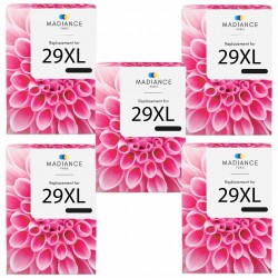 Pack de 5 compatibles Epson C13T29914012 29XL 
