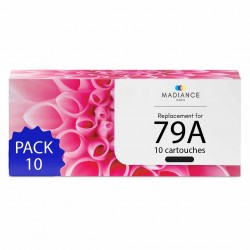 Pack de 10 toners compatibles HP 79A CF279A 