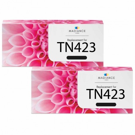 Compatible Brother TN423BK Multipack toner de 2 cartouches Noires Compatible Brother TN423BK Multipack toner de 2 cartouches Noires