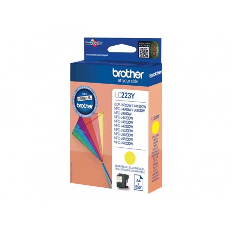 Brother LC223 - jaune - originale - cartouche d'encre Brother LC223 - jaune - originale - cartouche d'encre